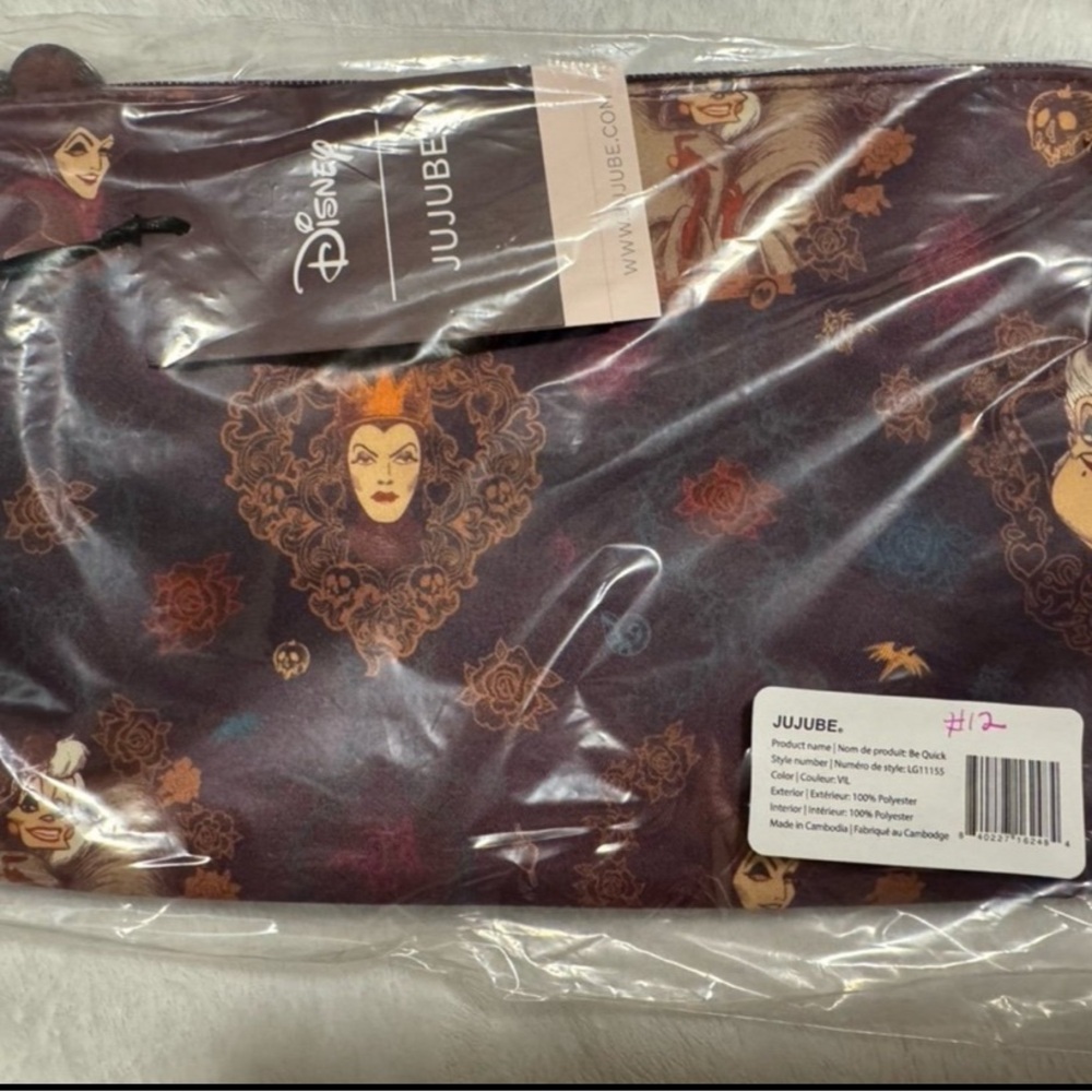 Ju-Ju-Be Disney Villains Crossbody Bag - Purple and Brown
